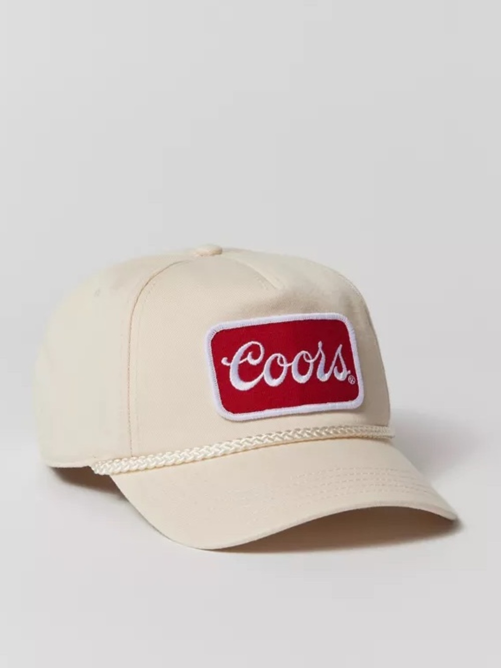 UO American Needle Coors Racing Twill Roscoe Hat in cream